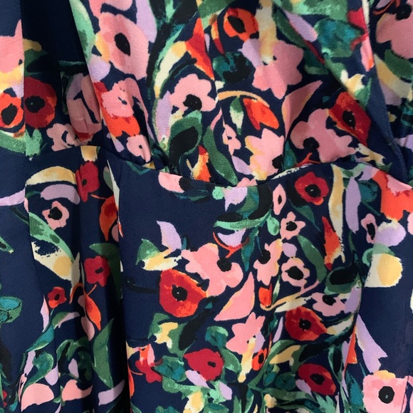 Lulu’s Jazmin Navy Blue Floral Print Skater Dress - Picture 5 of 7